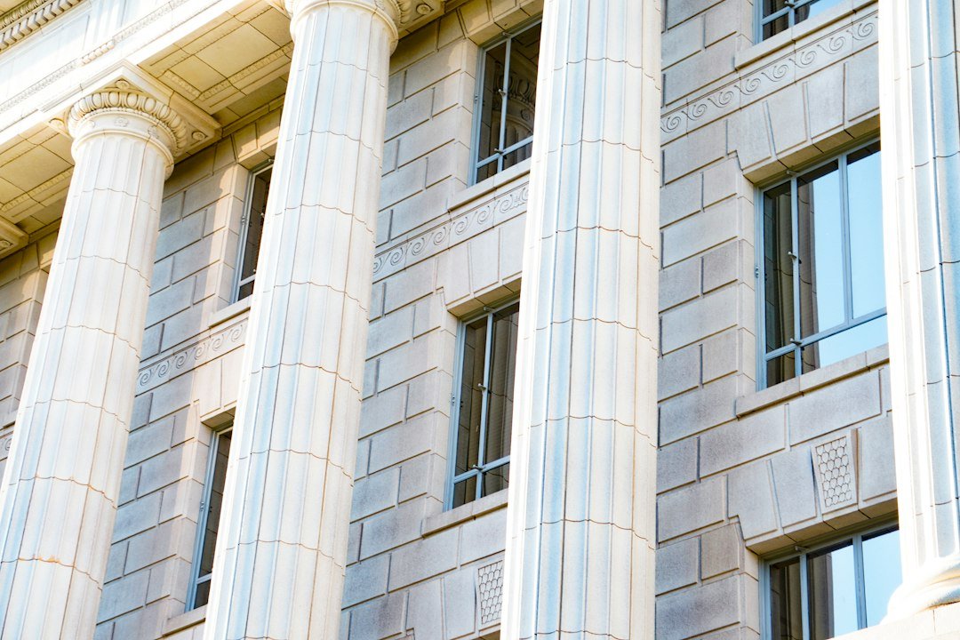 Modern government building exterior in daylight